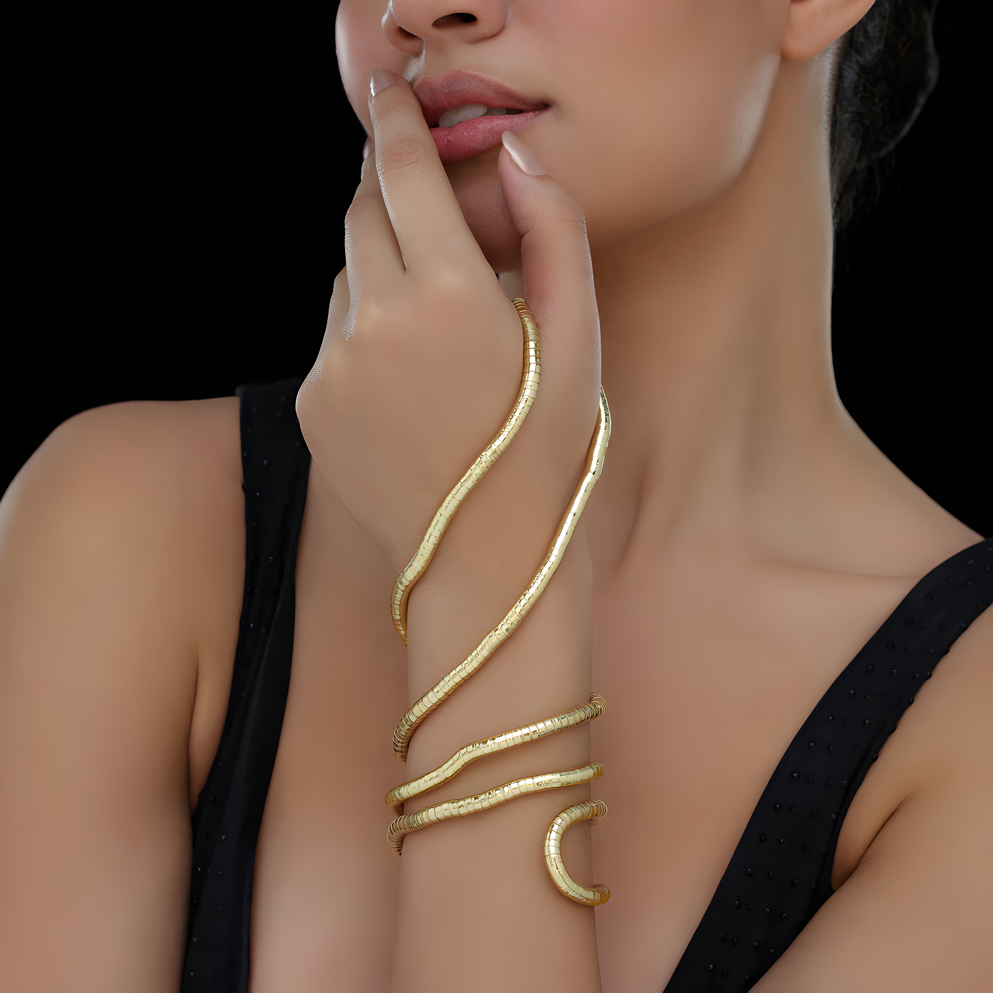 20 in 1 Necklace Waterproof Golden - Bendable & Adjustable