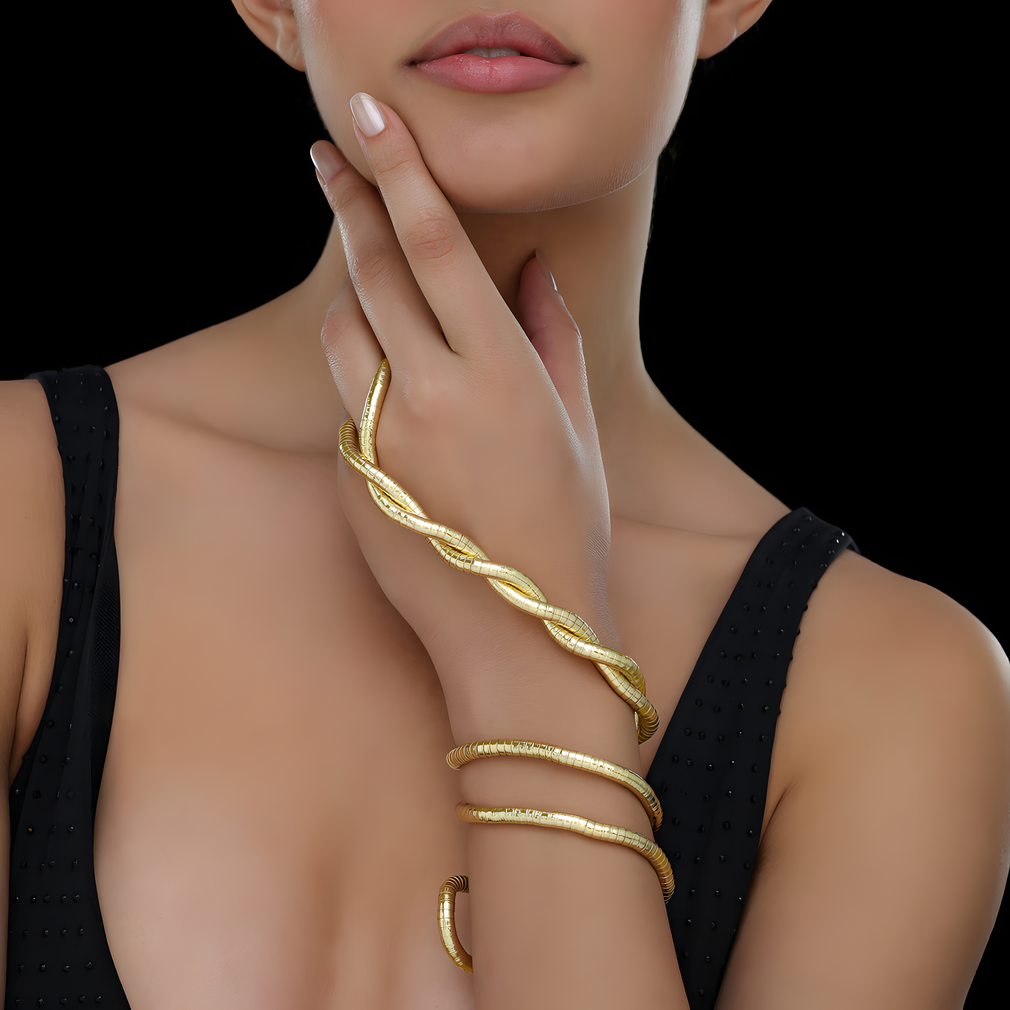 20 in 1 Necklace Waterproof Golden - Bendable & Adjustable
