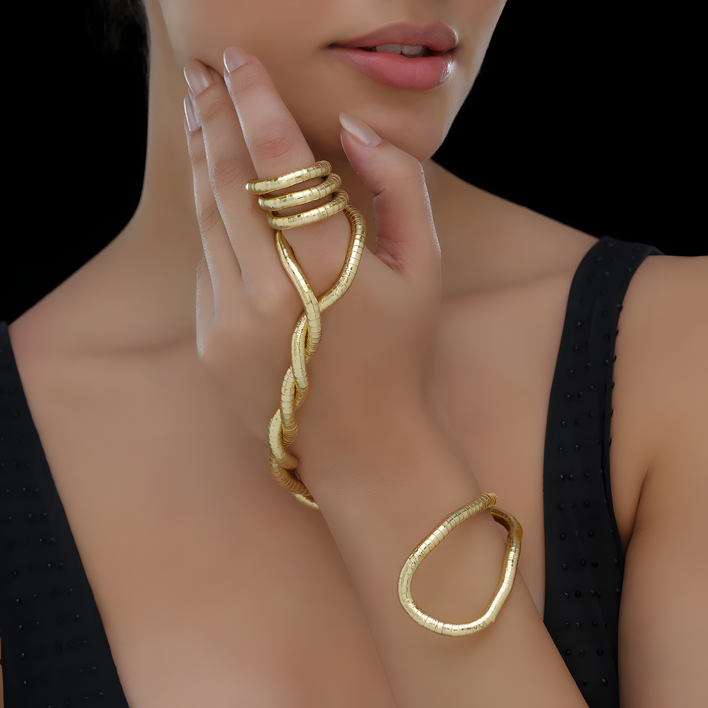 20 in 1 Necklace Waterproof Golden - Bendable & Adjustable
