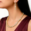 Necklace Waterproof AD Set With Earrings (Lightweight)