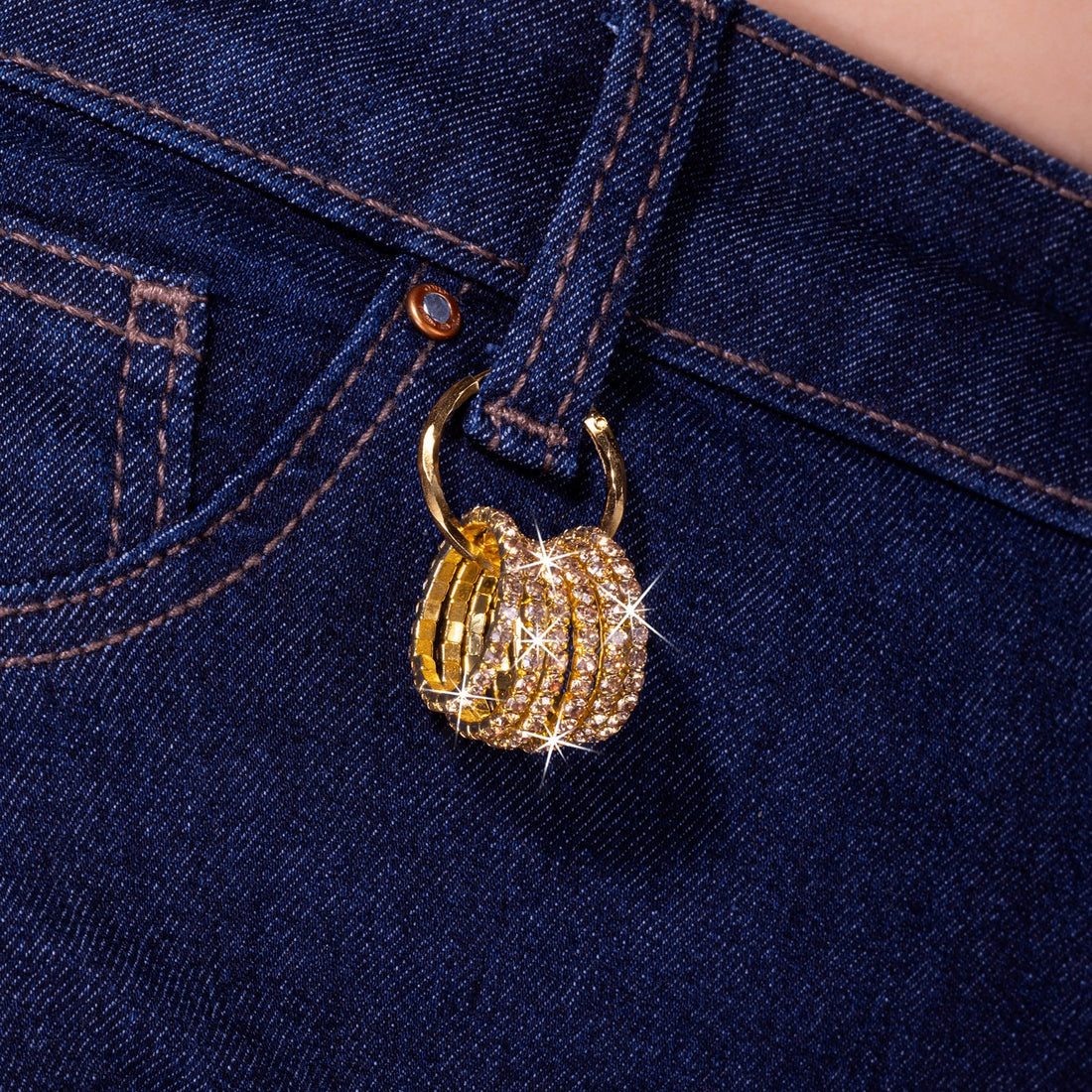 ORNA Earrings Anti-Tarnish Versatile Multilayer Crystal Hoops - Do it Yourself!
