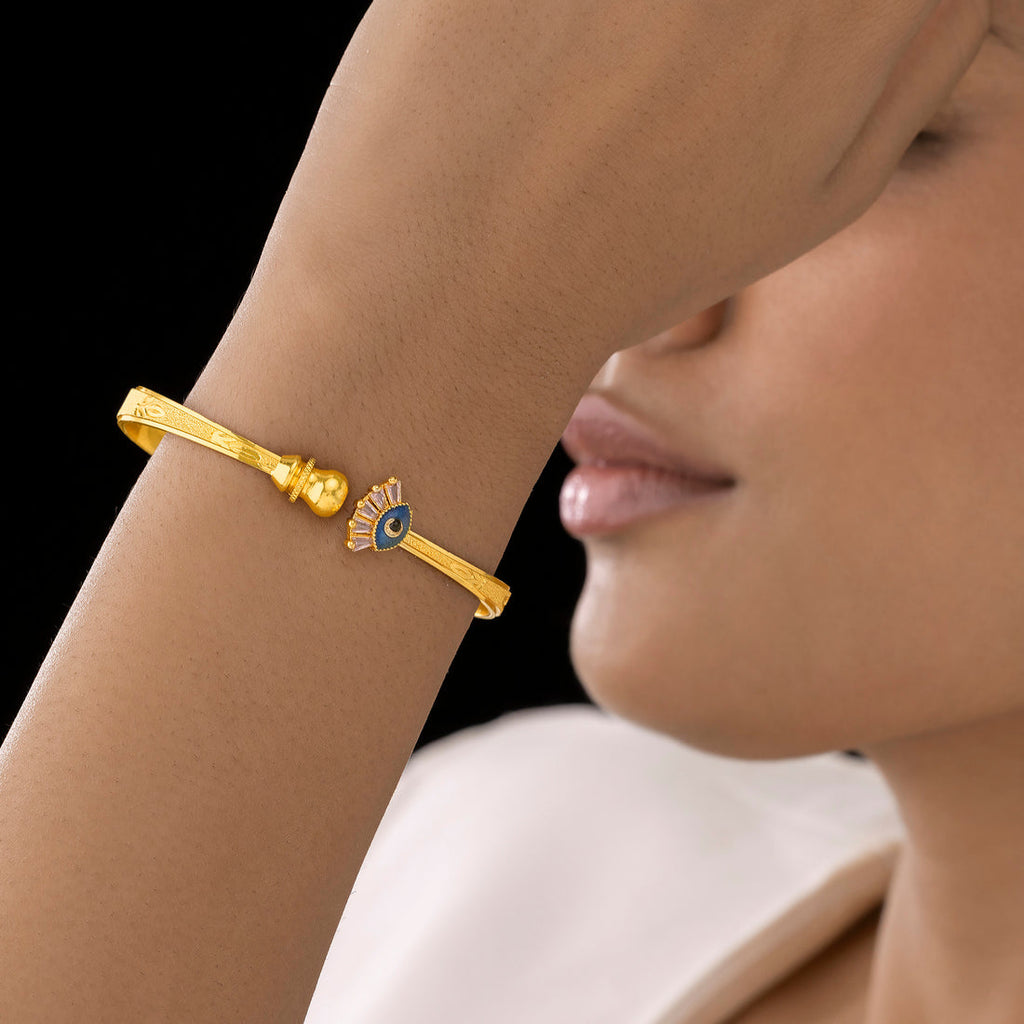 ORNA Evil Eye Golden Bracelet