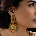 ORNA Earrings Waterproof Goddess Lakshmi Danglers