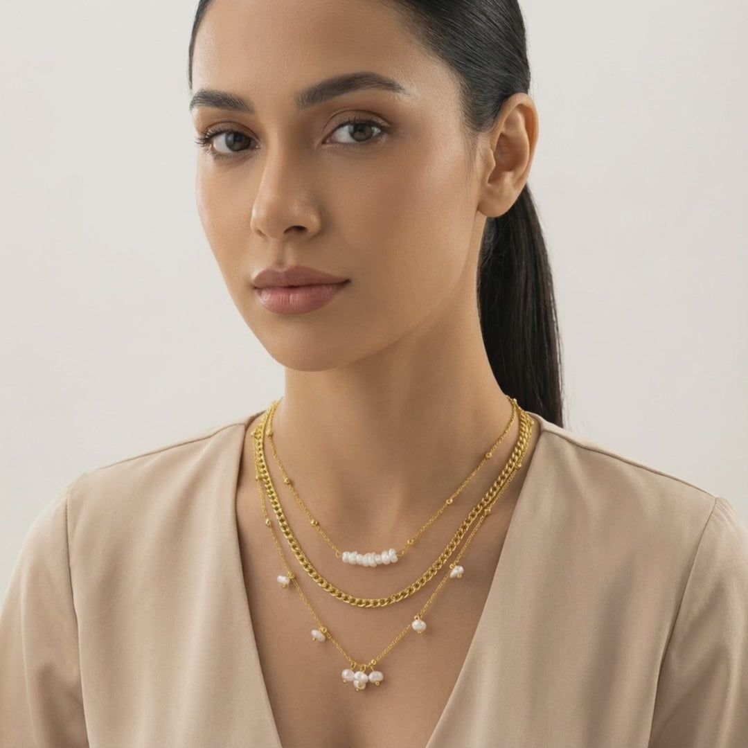ORNA Necklace Waterproof Multi Layer High Fashion
